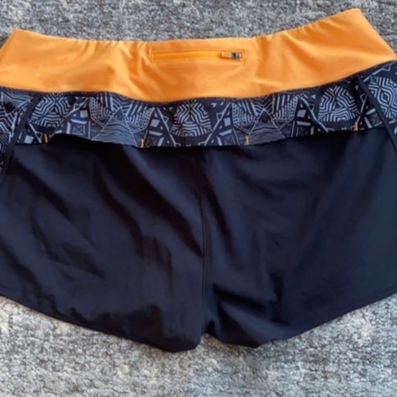 Women’s Gray & Orange MPG Athletic Shorts Large - Picture 2 of 4